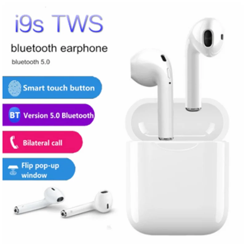 I9s TWS Bluetooth Гарнитура 3D стерео объемная беспроводная гарнитура портативная