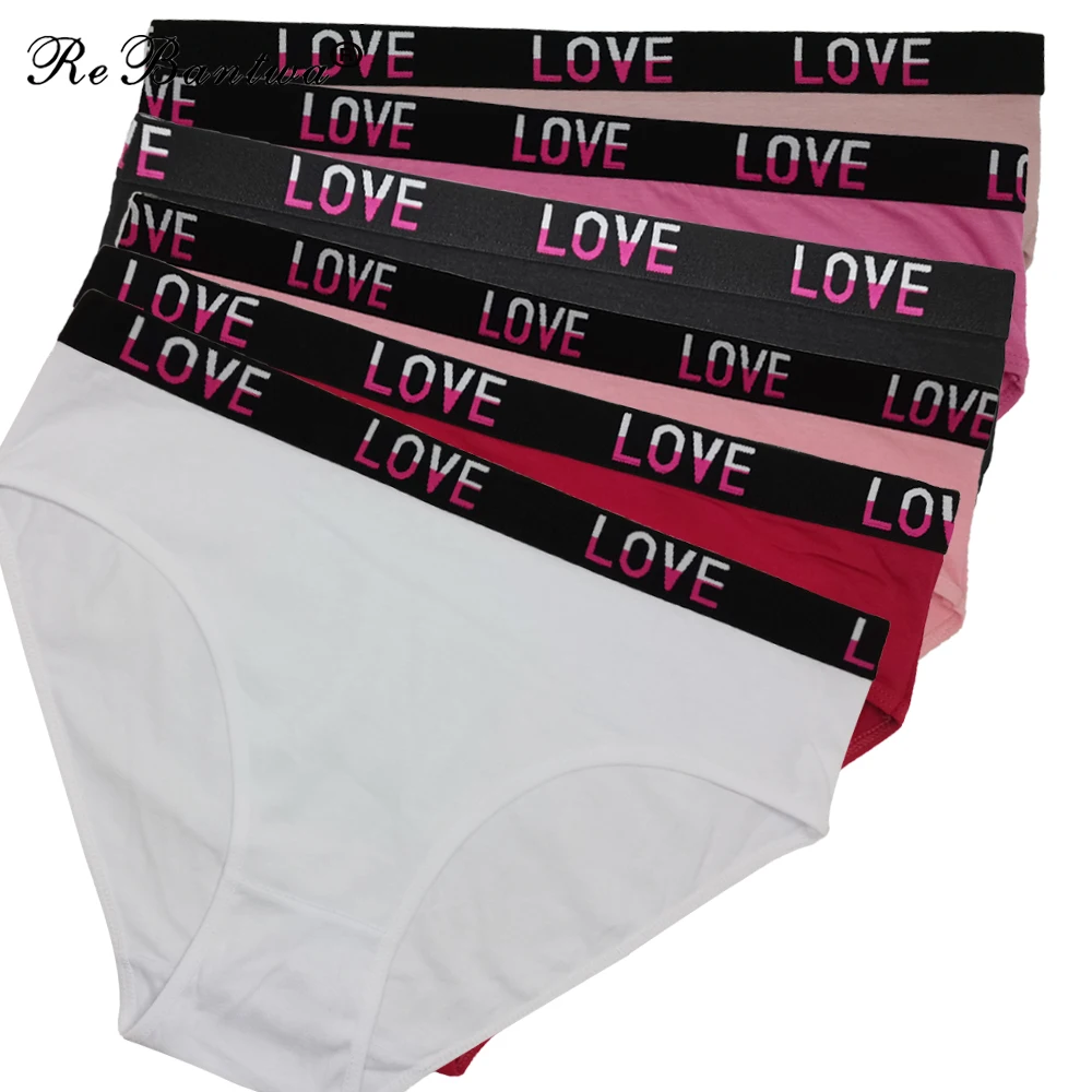 Sexy Women Plus Size 2xl 3xl 4xl Panties Letter Underwear Ladies