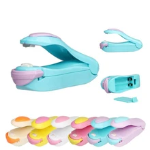 Портативные зажимы для сумок портативная Мини электрическая машина для запечатывания тепла импульсный герметизирующее уплотнение пластиковая сумка с защелкой работа с батареей