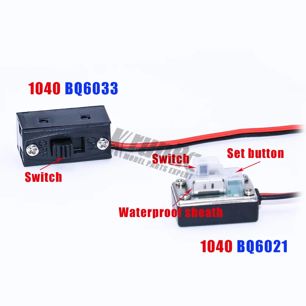 WP 1040 60A водонепроницаемый Матовый контроллер ESC для Hobbywing Quicrun автомобильный двигатель 1/10 Tamiya Traxxas Redcat HSP HPI RC автомобиль