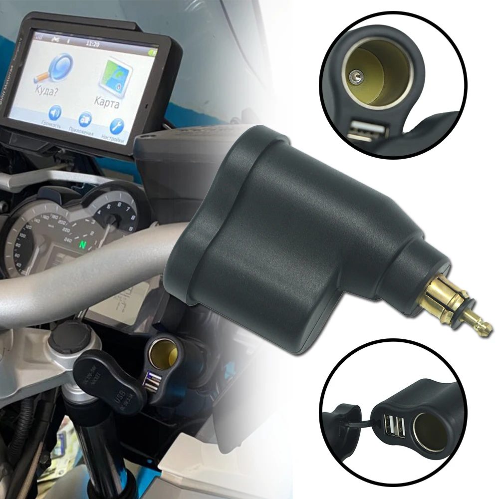 Зарядное устройство с двумя Usb портами для BMW R1200GS Adventure R1250GS LC F850gs F750GS|Накладки и