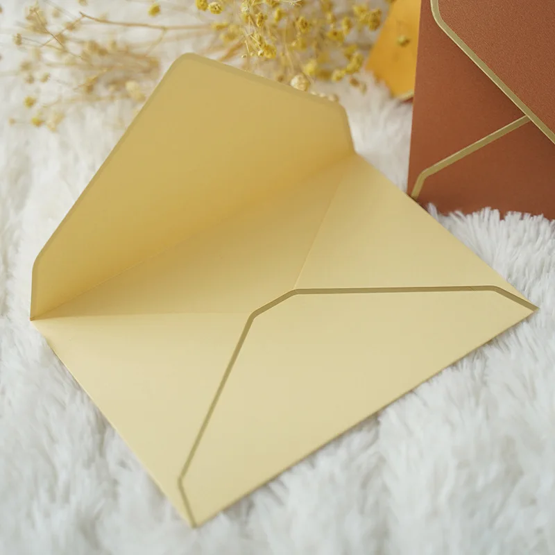 10 шт/партия винтажные Ретро цветные пустые жемчужные бумажные конверты приглашение на празднование свадьбы конверт поздравительные открытки подарок 175 мм X 125 мм