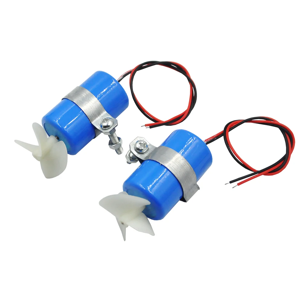 RC boat Motor 7.4V 16800RPM Underwater Thruster Motor 3-blades Propeller Kit for DIY ROV Robot Model Boat Submarine Parts images - 6