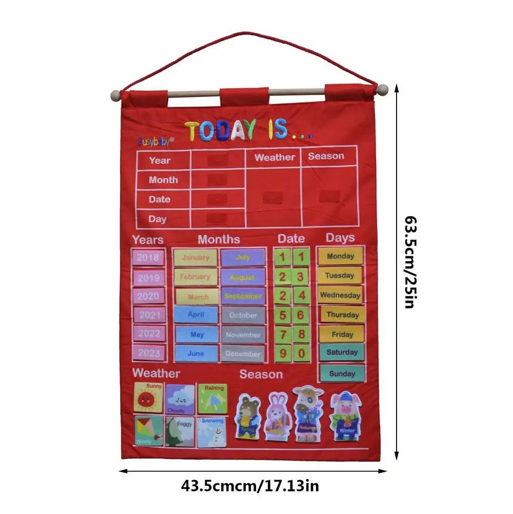 Kindergarten Educational Toy Cloth Learning English Alphabet Weather Date Season Calendar Teaching Tool Pocket Hanging Bag 6 Kindergarten Educational Toy Cloth Learning English Alphabet Weather Date Season Calendar Teaching Tool Pocket Hanging Bag 6