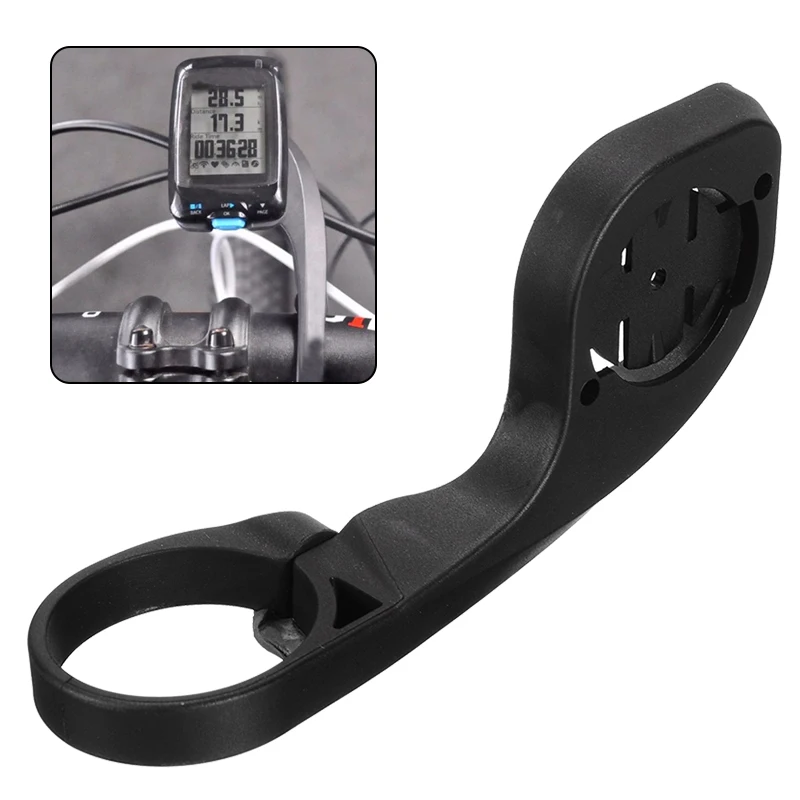 Bike Handlebar Bike Bicycle Extension Computer Mount GPS Bracket Holder Black Plastic For Garmin Edge Cycling Accessories