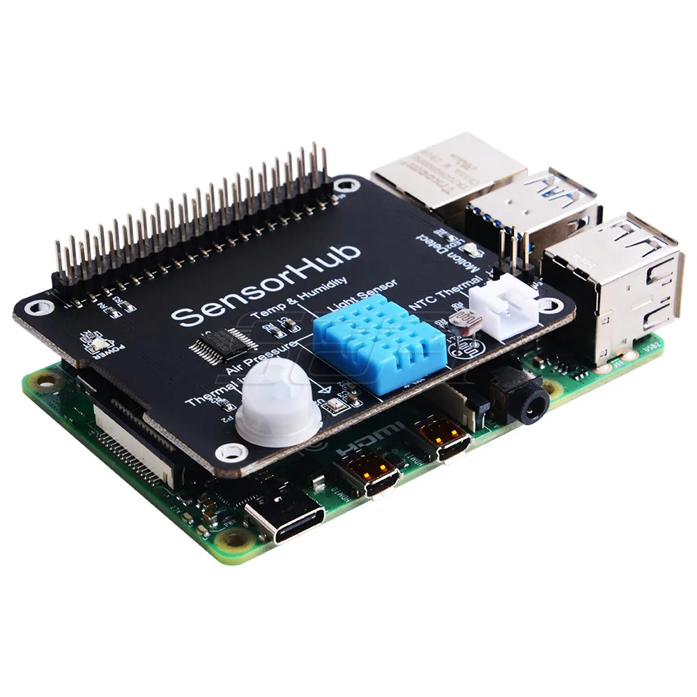Плата разработки сенсорного концентратора 52Pi DockerPi один из модуля серии Docker Pi для