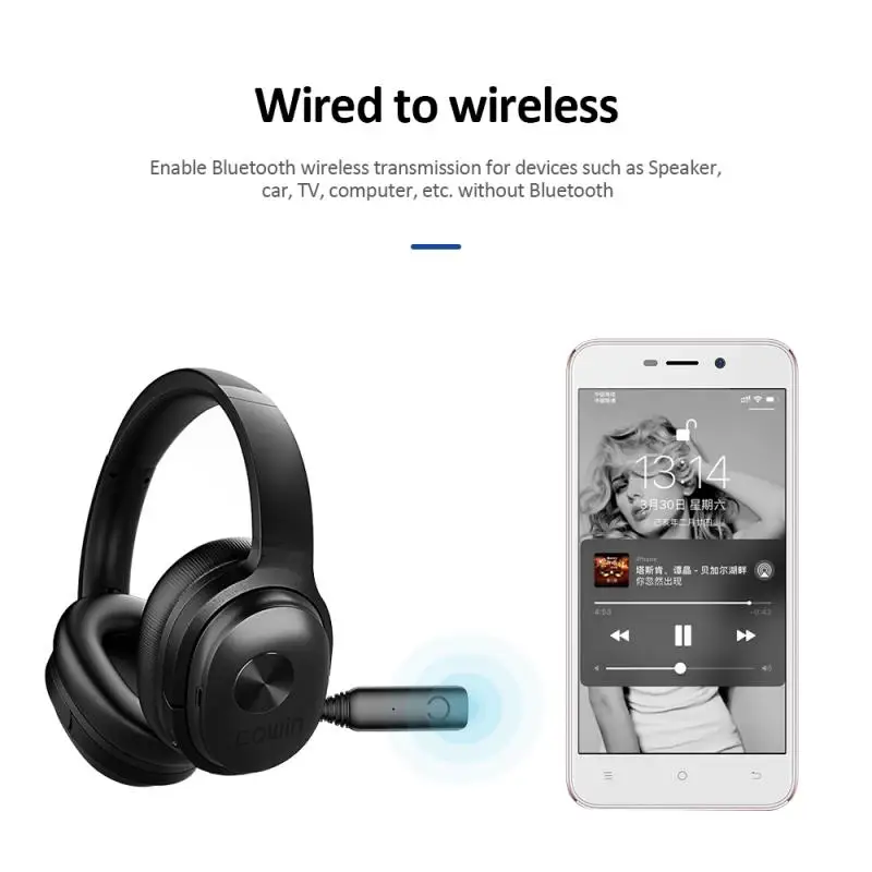3,5 мм Aux Jack беспроводной мини 5,0 Bluetooth приемник аудио музыкальный адаптер автомобильный Aux кабель бесплатно для наушников динамик