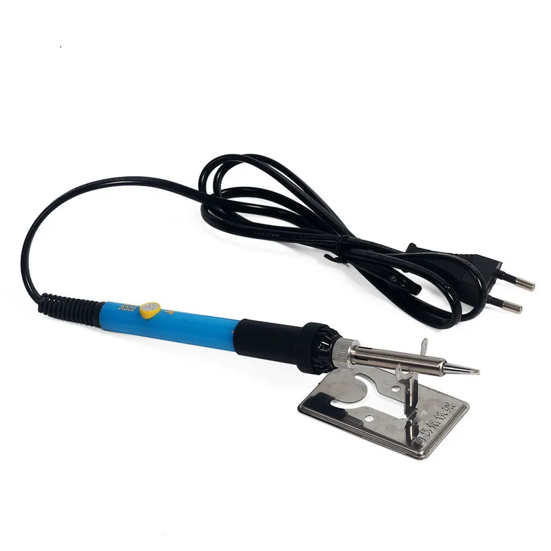 

220v 60w electric iron set temperature adjustment welding torch welding rework tool tip A set of 6 iron heads
