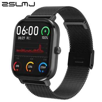 

Fashion Full Touch Smart Watch Square Women Men Sports Electronic Ladies Smart Clock For Andriod Ios Fitness Tracker Smartwatch