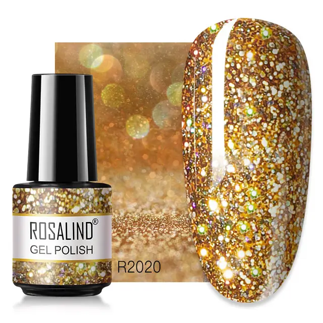 ROSALIND 7ML Nail Gel Polish Hybrid Varnishes All For Manicure Nails Art Base Top Coat UV Lamp Vernis Semi Permanent Varnishes RAR2020