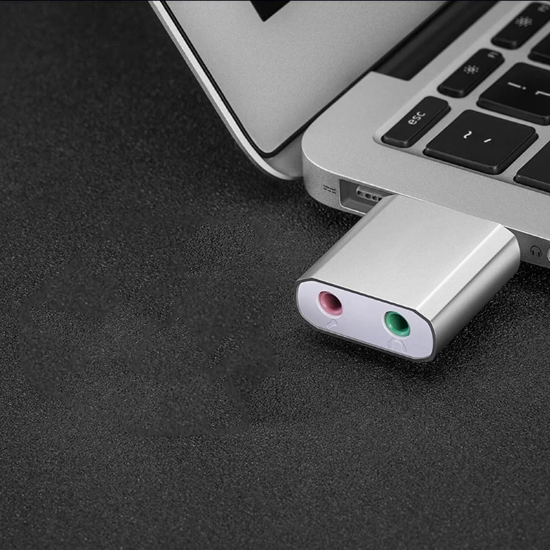 Внешняя Стерео Аудио Звуковая карта Usb до 3,5 мм разъем гарнитура AUX заменитель адаптера для Ps4 динамик ПК микрофон ноутбук компьютер