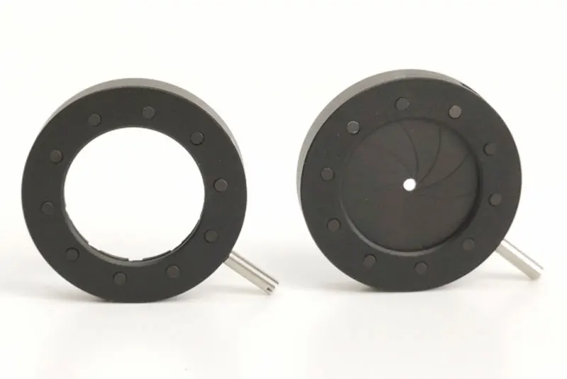 DADAKEWIN 2 Pieces 1-16mm Optical Iris Diaphragm Manual Adjustable Aperture Condenser for Laser Camera Microscope Size : 1-16mm DADAKEWIN 2 Pieces 1-16mm Optical Iris Diaphragm Manual Adjustable Aperture Condenser for Laser Camera Microscope Size : 1-16mm