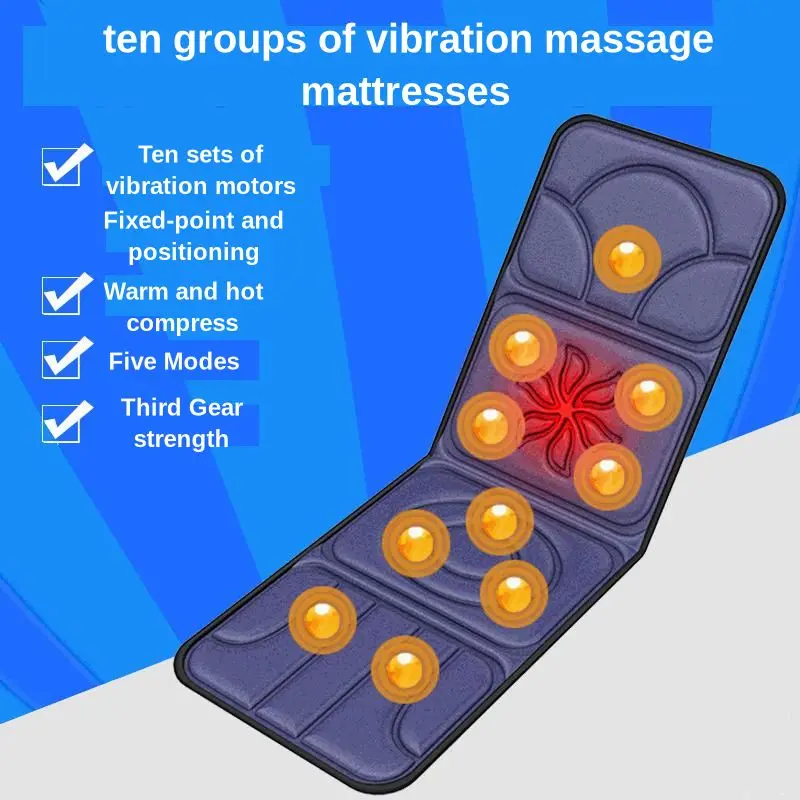 

Massage Cushion Rub Shoulders Hot Compress Low Noise 3D Vibration Relax Portable Massager For Body Full Body Fixed-point Massage