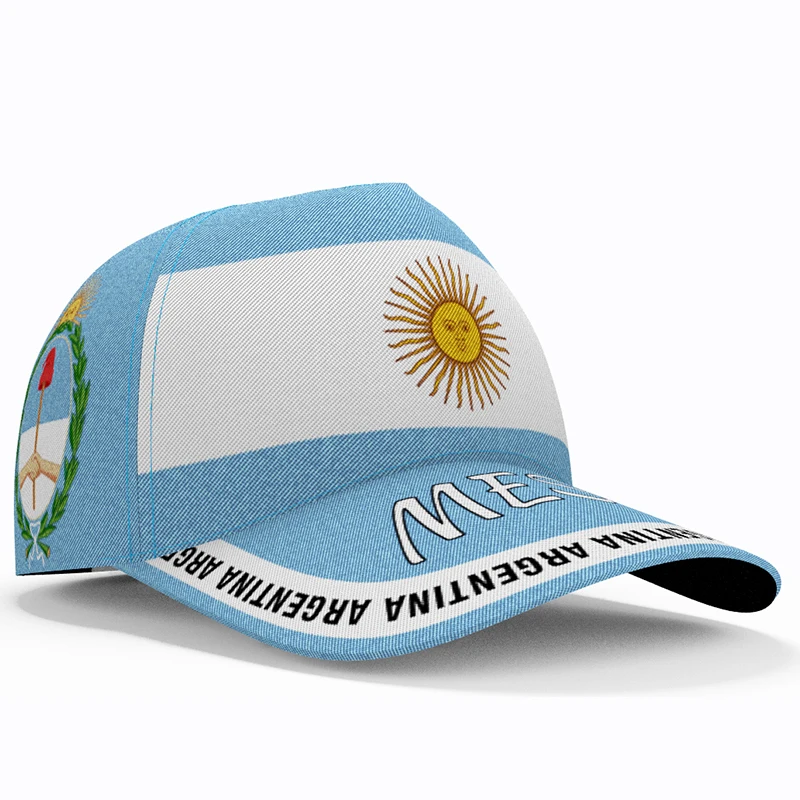 Gorras de béisbol de Argentina con nombre personalizado gratis, sombreros de Messi para gimnasios de país Arg de viaje, banderas de Ar, tocado de palabras de Argentina española|Gorras de béisbol| AliExpress