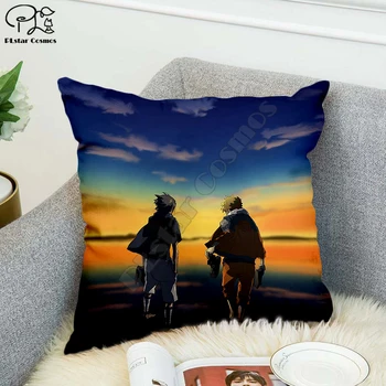 

Anime Naruto/Sasuke 3d printed Academia Pillow Case Polyester Decorative Pillowcases Throw Pillow Cover style-2