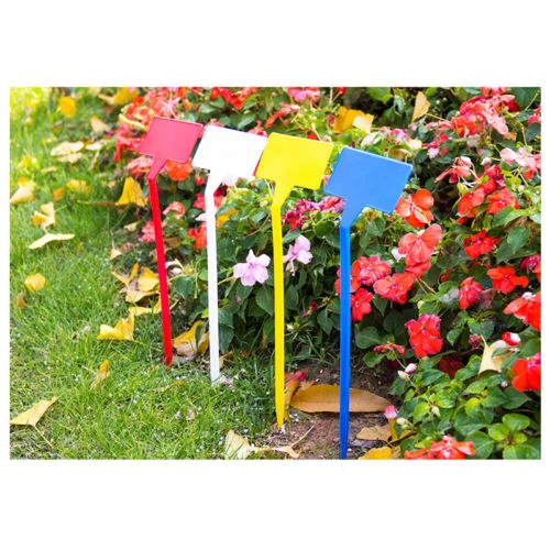 10PCS T Type Upturned Marker Plant Labels Tags Plastic Seedl ...