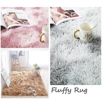 

Multi Size Soft Carpet Tie-Dye Art Fluffy Rugs Gradient Color Area Non-slip Floor Mats For Living Room Bedroom Home Decoration