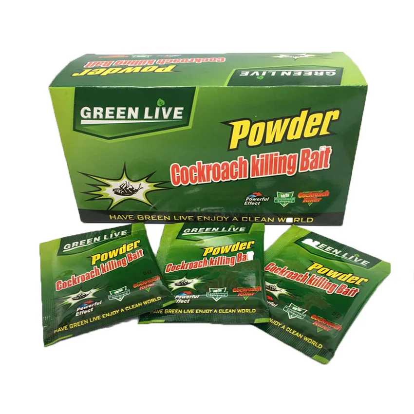 20 штук зеленый лист порошок уничтожитель тараканов приманка Отпугиватель