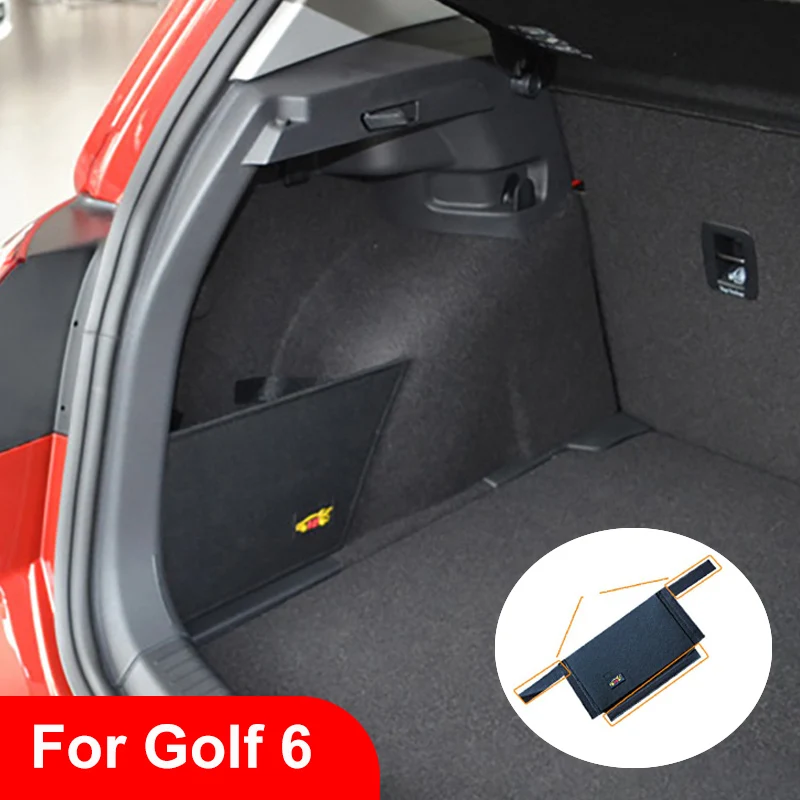 2pcs Car Rear Trunk Storage Baffle Partition Tailgate Organizer