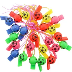 Sifflet mignon de pom pom girl pour Football, jouets avec cordes, accessoires de survie, Sports de plein air, fête d'anniversaire, 6/12 pièces 
