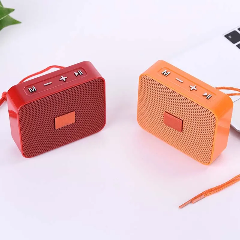 Мини TG175 квадратный TWS Bluetooth динамик Портативный Красочный светодиодный динамик Поддержка TF карты и USB флэш-накопитель