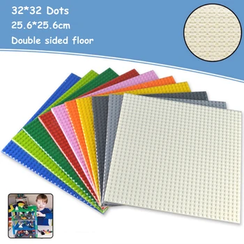 

10 Color Classic Base Plates Plastic Bricks Baseplates Suitable Dimensions Building Blocks Construction Toys 32*32 Dots