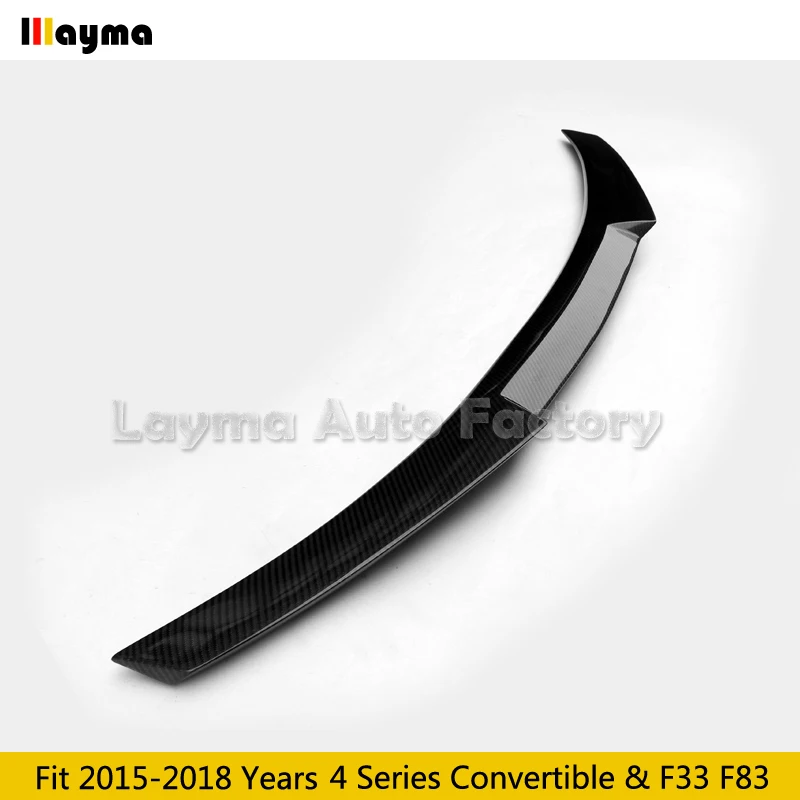 Стильный спойлер M4 для заднего багажника из углеродного волокна BMW 4 серии