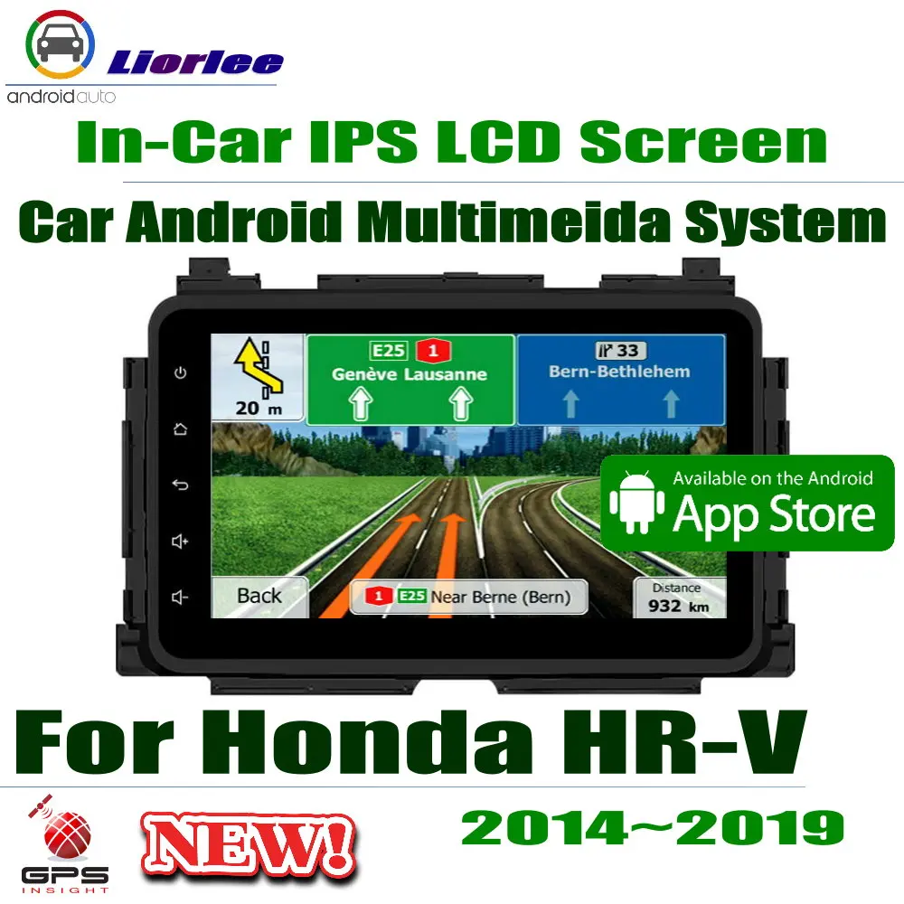 Carplayer Android System Core A53 PX5 8 &quotHD IPS LCD экран для Honda HR V HRV 2014 ~ 2019 радио плеер GPS Navi