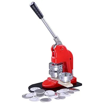 

Button Maker 58mm Button Maker Machine 2.28 inch Badge Maker Machine with Free 1000 Pcs Button Parts and Circle Cutter