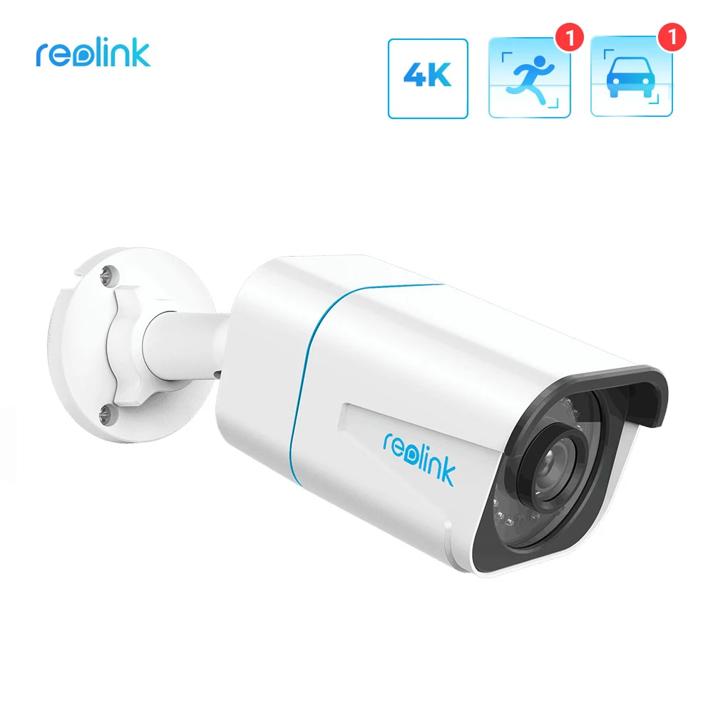 Reolink Smart IP Camera 4K 8MP PoE Outdoor Infrared Night Vision Bullet Camera Featured with Person/Vehicle Detection RLC-810A