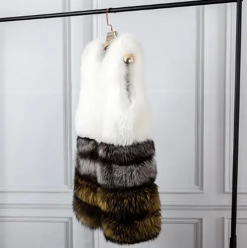 Vetement Winter Women's Faux Fur Coat Artificial Fur Vest Furry Vests Femme Jackets Plus Size Furry Fake Fur Gilet Z176