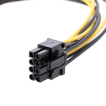 

Dual 15Pin SATA Male To 8Pin(6+2) PCI-E Male Video Card Power Supply Cable 20cm