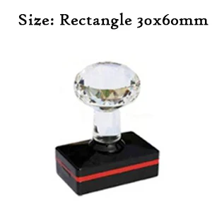 Rectangle 30x60mm Предотвращает подделку Невидимый штамп быстро сохнет заказной логотип штамп для сухого молока может электронный продукт Противоугонный штамп - Цвет: Rectangle 30x60mm