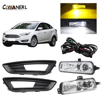

Fog Light Assembly For Ford Focus 3 MK3 2015 2016 2017 2018 Car Front Bumper LED Fog Lamp DRL 30W 4000LM 12V White Yellow