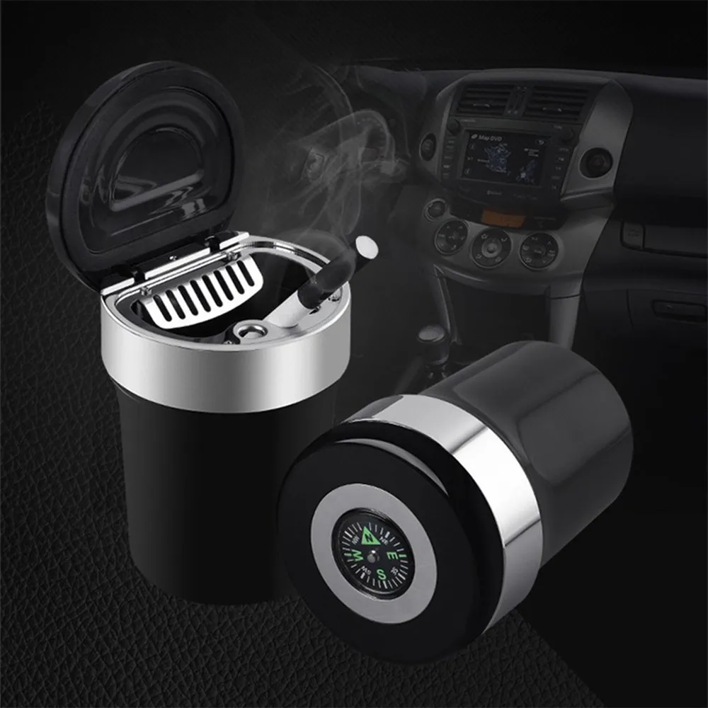 1PC Portable Auto Car Truck LED Cigarette Smoke car Ashtray LED Light