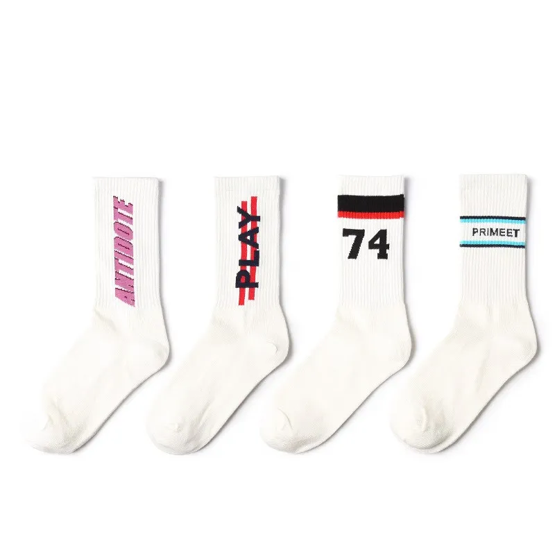 

Spring and Autumn Men's and Women's Socks Hip Hop Sports Skateboard Street Dance Socks