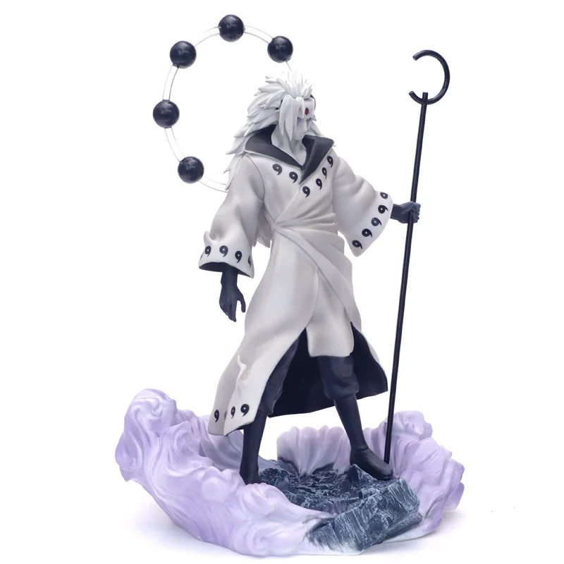 Наруто Учиха Madara Rikudō Sennin Ootutuki Hagoromo Замена лица ПВХ фигурка Коллекция Модель 28 см