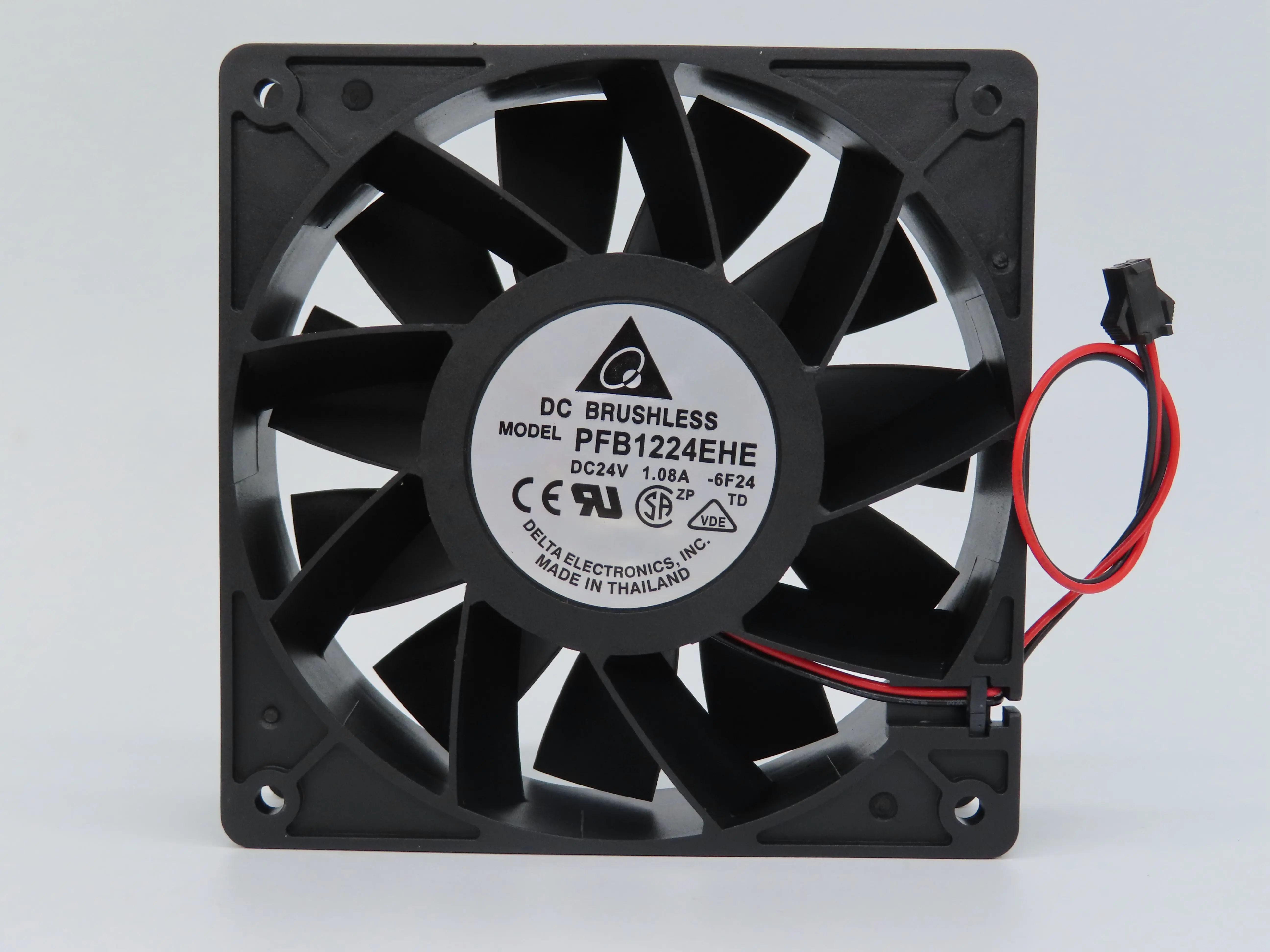 Original Delta inverter fan PFB1224EHE 12CM 12038 24V 1.08A two lines