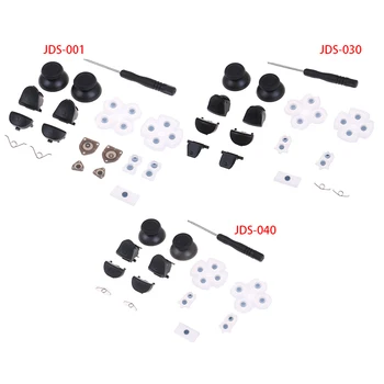 

1Set Rubber Button L1 R1 L2 R2 Trigger Buttons Analog Stick + Conductive Rubber Button Repair Parts for PS4 Slim Controller