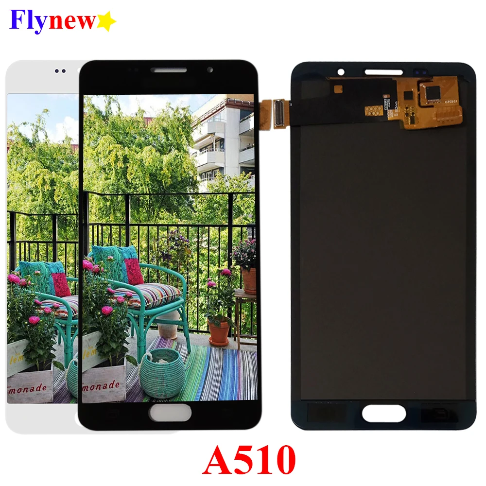 ЖК дисплей 5 2 дюйма для SAMSUNG Galaxy A5 2016 A510 A510FD A510F A510M A510Y A510K/S/L сенсорный экран