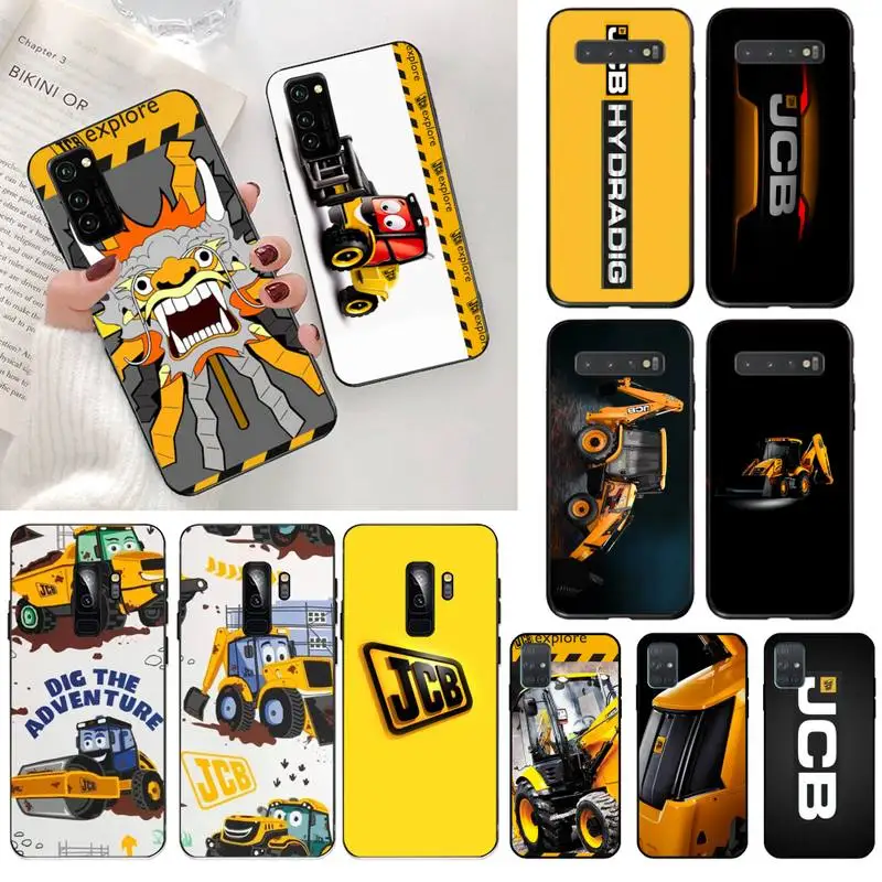 YJZFDYRM JCB excavator мягкий резиновый чехол для телефона Samsung S20 plus Ultra S6 S7 edge S8 S9 S10 5G lite