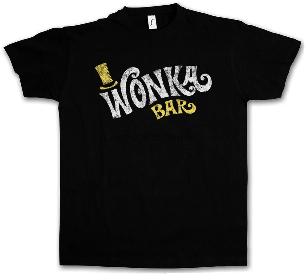 Футболка WONKA BAR-Фабрика Willy Chocolate Чарли Веддер роалд даль | Мужская одежда