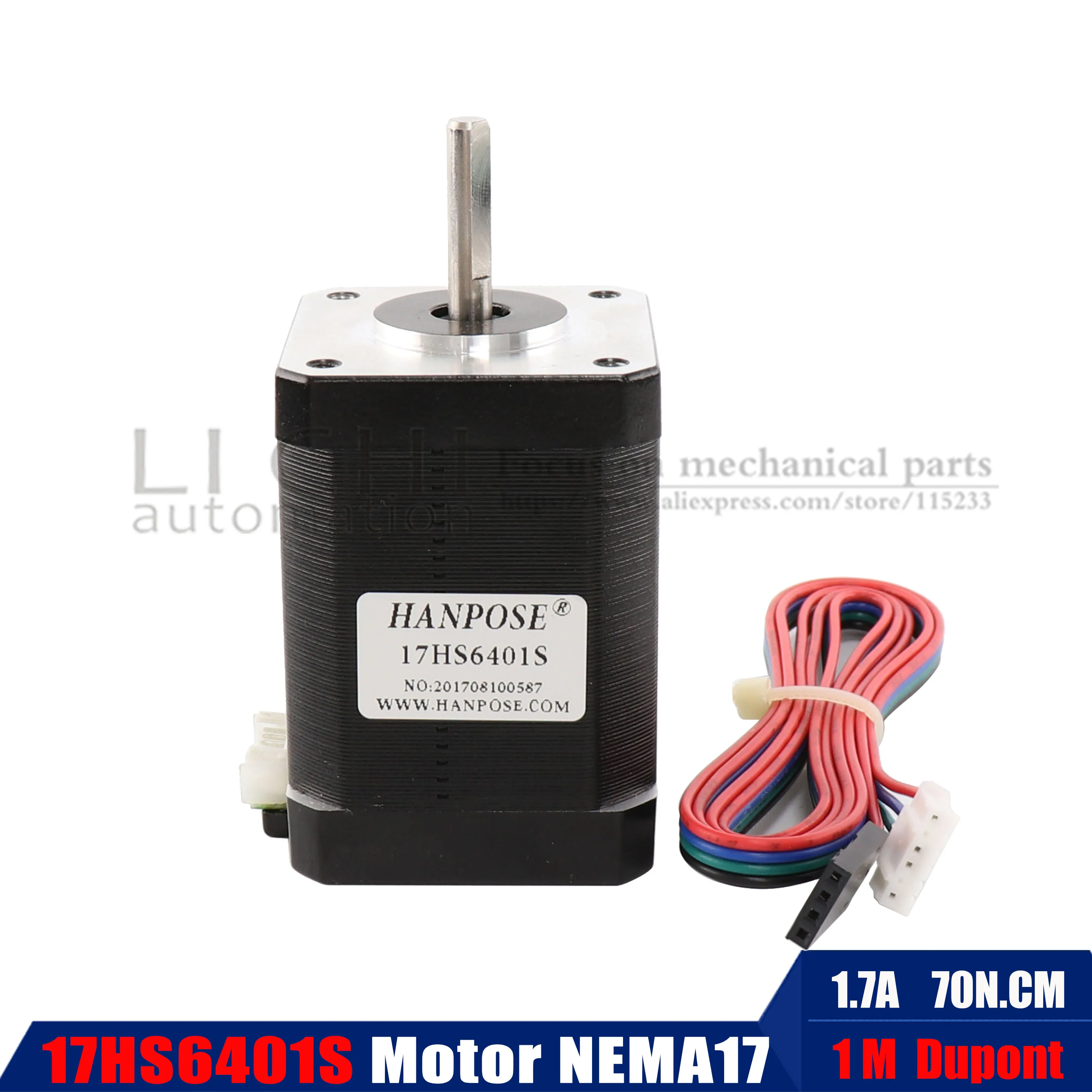 Шаговый двигатель Nema 17 1 шт. шаговый 17HS6401S 70 n. см мотор 42 для 3D принтера с ЧПУ