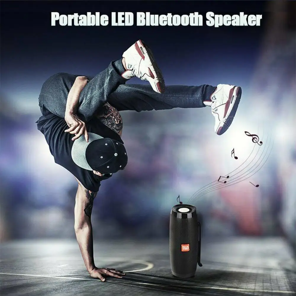 10 Вт светодиодный стерео Бас Сабвуфер Колонка беспроводной bluetooth динамик Сода динамик Водонепроницаемый fm boom USB звук raido pc Портативный X5K7