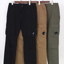 Pantalones Cargo lavados clásicos con lentes de bolsillo CP 2021, ropa para hombre, 1:1, copia alta