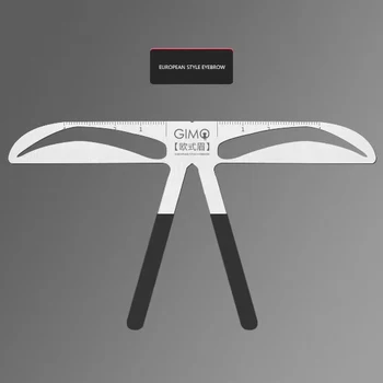 

Newly Eyebrow Stencil Caliper Makeup Reusable Measuring Shaper Tattoo Ruler Easy Tool CLA88