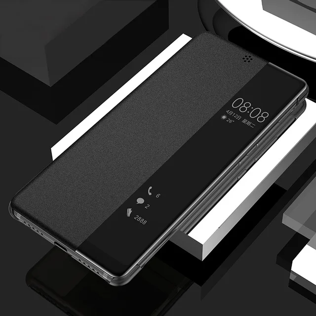 Huawei mate 30 Pro флип-чехол зеркальный смарт-вид Пробуждение сна кожаный защитный чехол для huawei P20 Pro P20