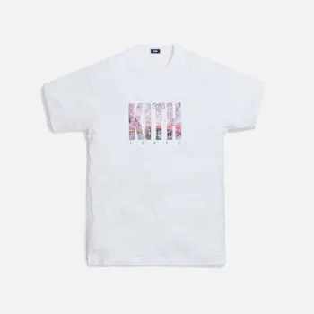 

20ss Kith T Shirt Tokyo Landmark Cherry blossoms Mount FujiMen men Women Kith Top Tees Best Quality fasion Hip-hop KITH T-shirt