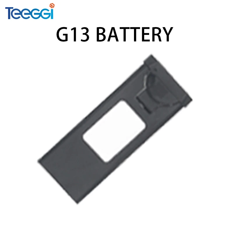 

Teeggi G13 Drone Battery 3.7V 1500mAh Lipo Battery Spare Parts Accessories for G13 Foldable RC Quadcopter Drone Helicopter