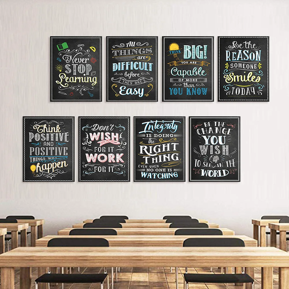 English Classroom Decorations | Picture Inspirational Phrases ...